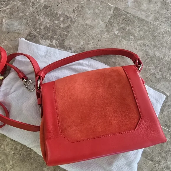 Stuart Weitzman Vibrant Red Mini Bag - Picture 5 of 5
